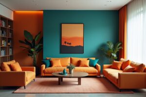 Kontrastfarben im Raumdesign geschickt einsetzen